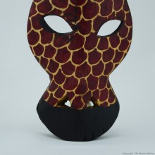 Wood Giraffe Wall Decor Mask