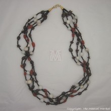 Maasai Beads Seeds Strand Necklace