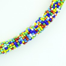 Maasai Multi Color Bead Necklace