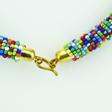 Maasai Multi Color Bead Necklace