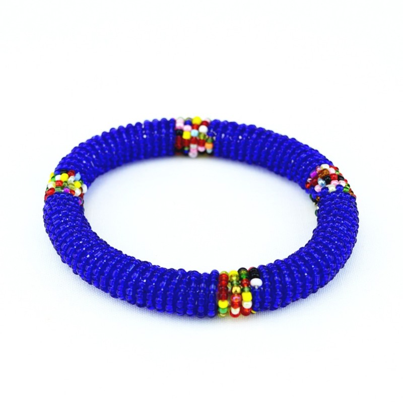 Dark Blue Maasai Bracelet