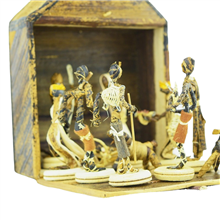 Handmade Banana Fiber Nativity Scene