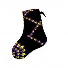 Small African Kitenge Christmas Stocking