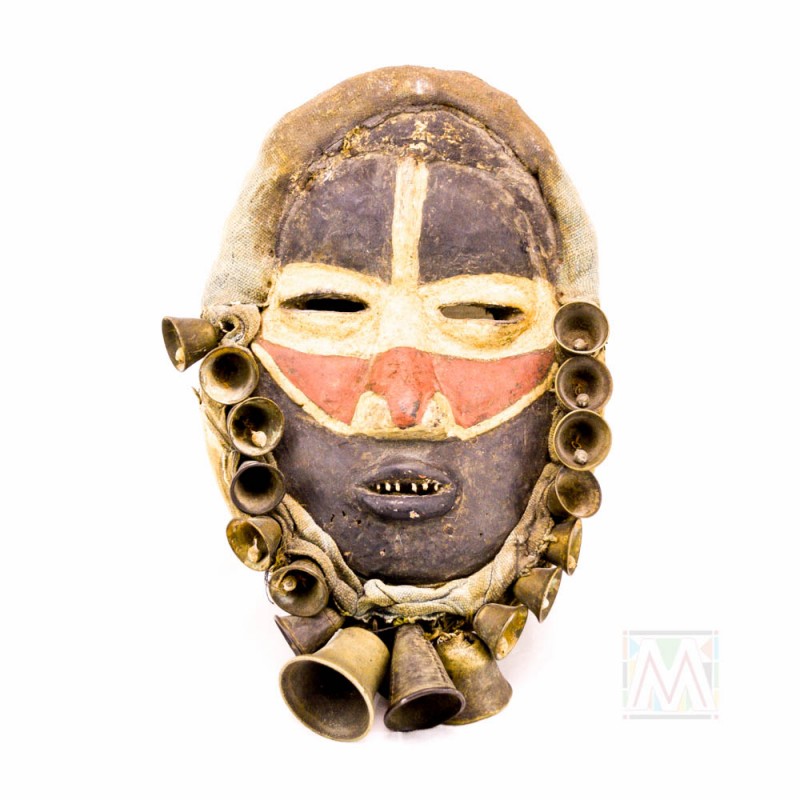 Dan Tribal singer mask from The Ivory Coast 15"