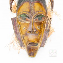 Guro Kweni Wood Mask 15"