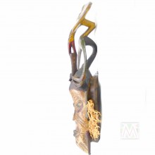 Guro Kweni Wood Mask 18"