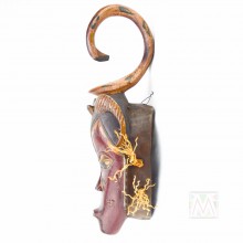 Guro Kweni Wood Mask 16"