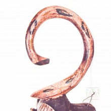 Guro Kweni Wood Mask 16"