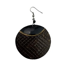 Coconut Shell Earrings 741-2-57
