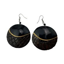 Coconut Shell Earrings 721-2-99