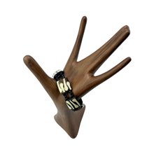 Handmade African Batik Bone Elastic Bracelet