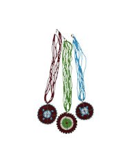 Handmade African Tribal Maasai Bead Medallion Necklace Variations