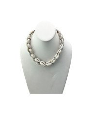 Handmade African Cowrie Shell Necklace Display