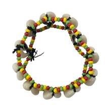 Handmade African Rasta Maasai Bead Cowrie Shell Elastic Bracelet Top