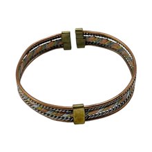 Brass, Copper, aluminium Wire Cuff Bracelet