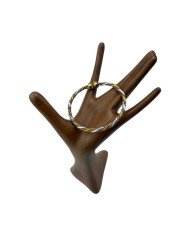 African Copper Wire Bracelet Display