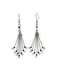 Silver Wire African Handmade Earrings