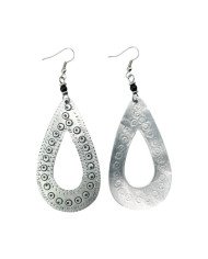 Handmade African Recycled Aluminium Teardrop Earrings