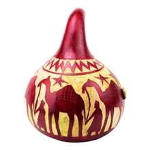 Handmade African Calabash Gourd Nativity Scene