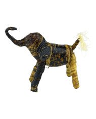 Handmade Banana Fiber Animal African Elephant