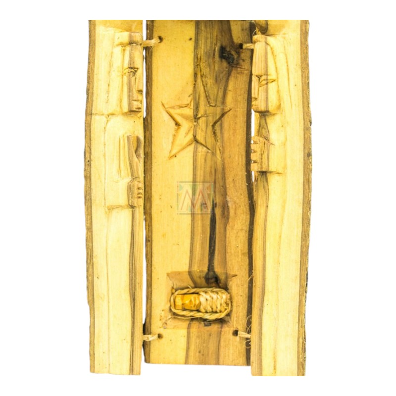 Olive Wood Branch Nativity