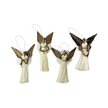Handmade African Angel Christmas Ornament Variations