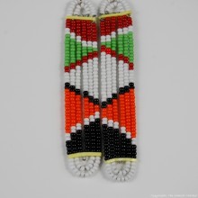 Maasai Glass Beads Multi Color Earrings 231-376