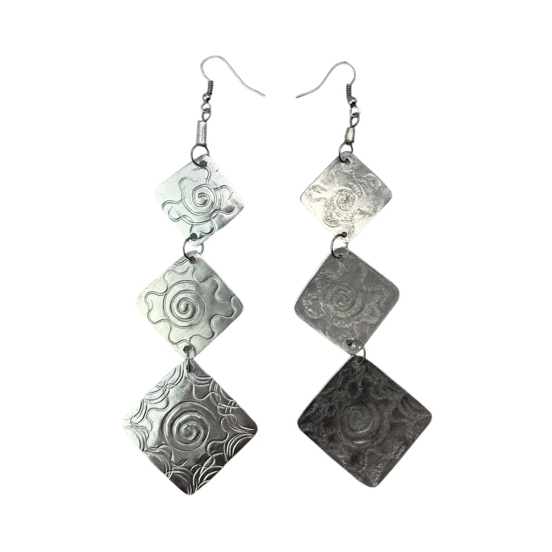 Jua Square Tiered Earrings