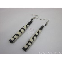 Mud Cloth Print Batik Earrings 528-22