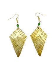 Kite Brass Earrings