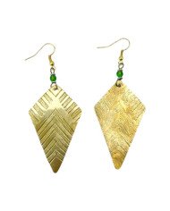 Kite Brass Earrings