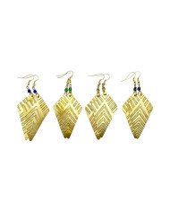 Kite Brass Earrings