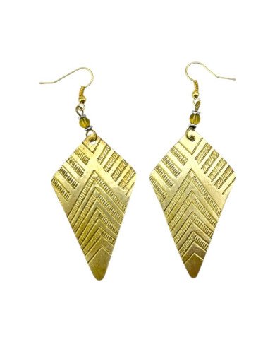 Kite Brass Earrings