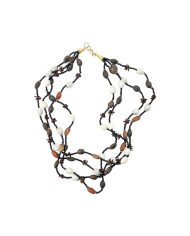 Maasai Beads Seeds Strand Necklace