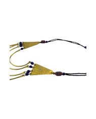 Handmade African Necklace - Brass Bib