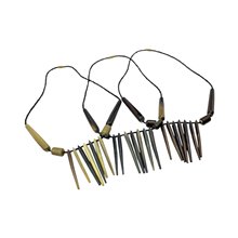 Cow Horn Spike Necklace