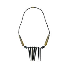 Cow Horn Spike Necklace