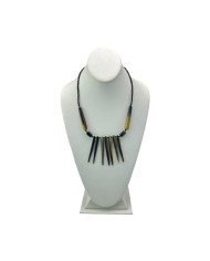 Cow Horn Spike Necklace