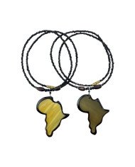 Afrika Cow Horn Pendant Necklace