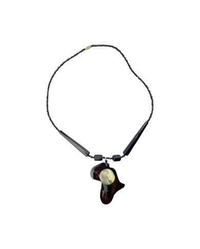 Cow Horn Africa Pendant Necklace