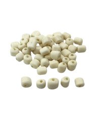Handmade African Cow Bone Beads Natural White