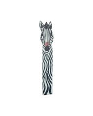 Zebra Leather Bookmark