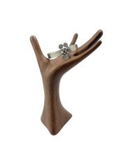 Handmade Silver Wire Weave African Bracelet Display