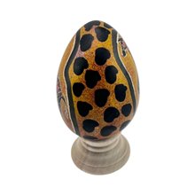 Giraffe Spots Kisii Soapstone Egg