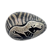 African Elephant Kisii Soapstone Egg