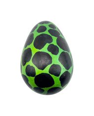 Giraffe Spots Kisii Soapstone Egg - Green