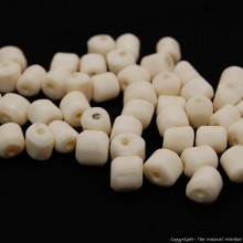 White Cow Bone Beads 513-102