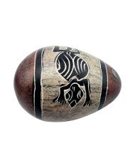 African Lizard Handmade Kisii Soapstone Easter Egg
