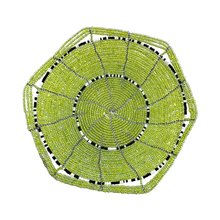 Mzuri Mini Maasai Bead Bowl Chartreuse Top