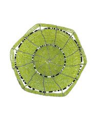 Mzuri Mini Maasai Bead Bowl Chartreuse Top